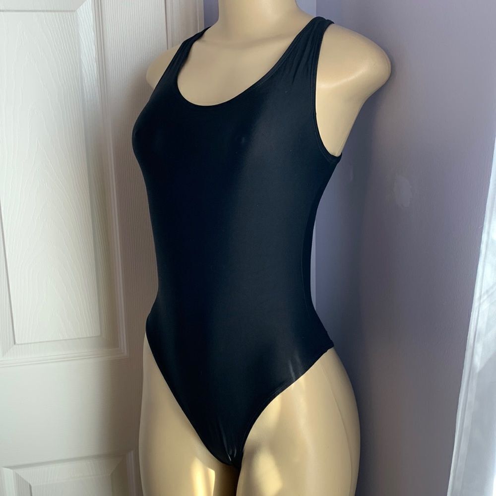 Classic  Swimsuit Swimwear One Piece Black 8